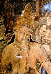 This image has an empty alt attribute; its file name is bodhisattva_ajanta.jpg
